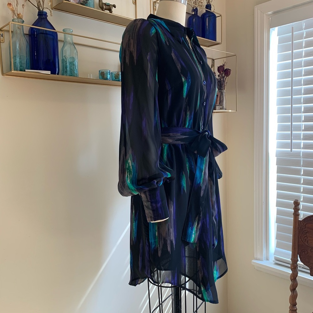 Kirna Zabete at Target Ikat print shirt dress sz S - Picture 2 of 14